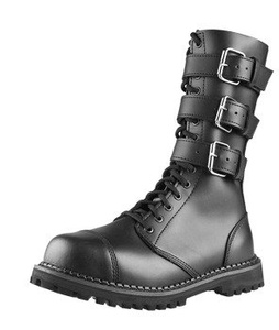 glany BRANDIT - PHANTOM BUCKLE (14 dziurek - CZARNE)