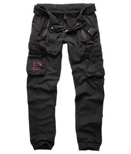 spodnie bojówki ROYAL TRAVELER SLIMMY - ROYALBLACK