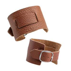 pieszczocha GŁADKA na 1 pasek brązowa