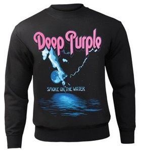 bluza DEEP PURPLE - SMOKE ON THE WATER, bez kaptura