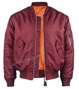 kurtka flyers MA1 JACKET burgundy
