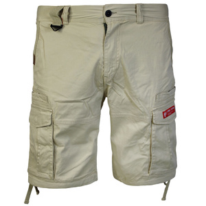 spodnie bojówki krótkie YAKUZA PREMIUM - CARGO SHORTS light sand