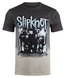 koszulka SLIPKNOT - BARCODE PHOTO, barwiona