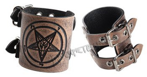 pieszczocha PENTAGRAM BROWN, 2-sprzączki