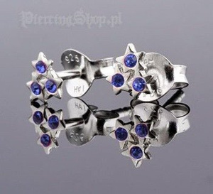 kolczyki do uszu GWIAZDKI NIEB