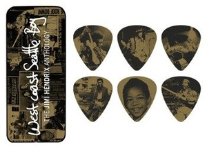 zestaw kostek JIMI HENDRIX - WEST COAST SEATTLE BOY / 12szt. (JH-PT10H)