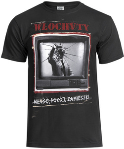 koszulka WŁOCHATY - MIŁOŚĆ, POKÓJ, ZAMIESZKI