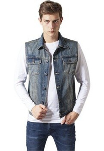 kamizelka DENIM VEST lightblue jeansowa