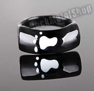 pierścień FOOT czarny