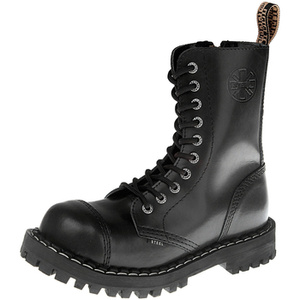 glany STEEL - BLACK (10 dziurek) z suwakiem