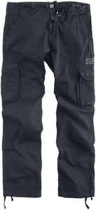 spodnie bojówki ALPHA INDUSTRIES - JET PANT BLACK