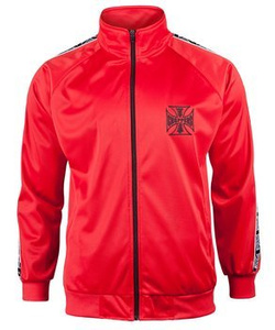 bluza rozpinana WEST COAST CHOPPERS - TRACKSUIT JACKET, red, stójka rozpinana