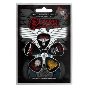 zestaw kostek SAXON - WHEELS OF STEEL (5 szt)