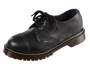 krótkie glany STEEL - BLACK (3 dziurki) ALICE