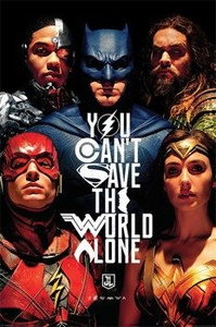 plakat JUSTICE LEAGUE - SAVE THE WORLD