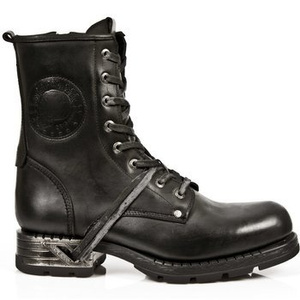 buty NEW ROCK ITALI NEGRO, MOTOROCK NEGRO TACON ACERO [M-MR001-C11]