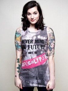 bluzka damska DISTURBIA - NO FUTURE