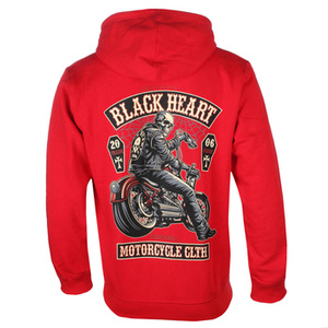 bluza BLACK HEART - COFFIN , rozpinana z kapturem