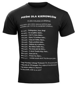 koszulka PIEŚNI DLA KIEROWCÓW
