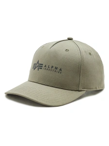 czapka ALPHA INDUSTRIES - ALPHA CAP DARK GREEN