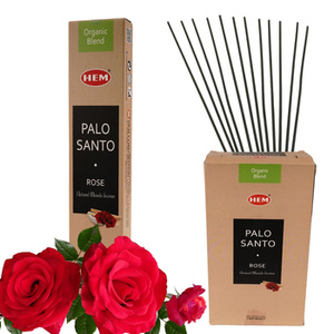 kadzidełka PALO SANTO ROSE HEM, ORGANIC BLEND szlachetne pyłkowe