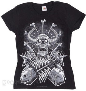 bluzka damska BLACK ICON - METAL DEMON 2 (DICON116 BLACK)