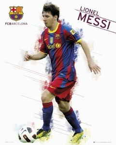 plakat BARCELONA - MESSI 10/11