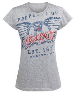 bluzka damska AEROSMITH szary melanż