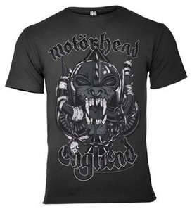 koszulka MOTORHEAD - SNAGGLETOOTH CREST ciemnoszara