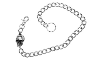 łańcuch do kluczy / portfela SKULL