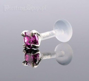 kolczyk do chrząstki TRAGUS LABRET JET RO