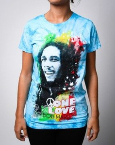 bluzka damska BOB MARLEY - ONE LOVE RASTA ,barwiona