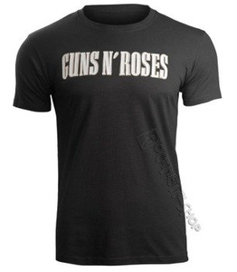 koszulka GUNS N' ROSES - LOGO AND BULLET CIRCLE