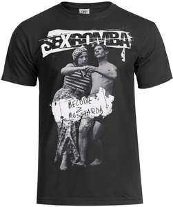 koszulka SEXBOMBA - MELODIE Z MUSZTARDĄ czarna