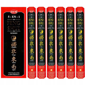 kadzidełka FENG SHUI, zestaw 6 opakowań (120 szt.)