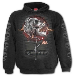 bluza NEVER TOO LOUD, kangurka z kapturem