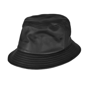 kapelusz LEATHER BUCKET HAT