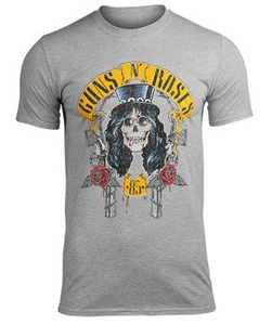 koszulka GUNS N' ROSES - SLASH 85 szary melanż