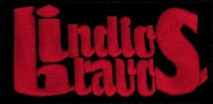 naszywka INDIOS BRAVOS - czerowne logo