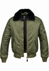 kurtka flyers MA2 JACKET FUR COLLAR olive