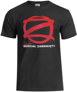 koszulka JARY ODDZIAŁ ZAMKNIĘTY - ODDZIAŁ JUŻ ZAMKNIĘTY JEST czarna