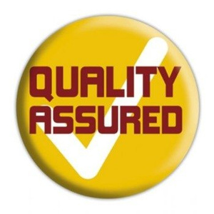 przypinka QUALITY ASSURED