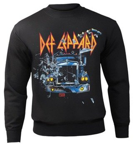 bluza DEF LEPPARD - ON THROGH THE NIGHT, bez kaptura