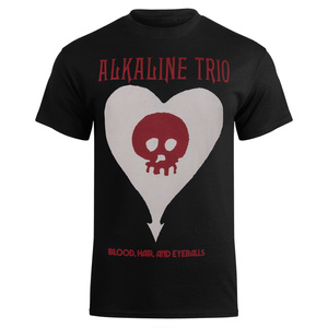 koszulka ALKALINE TRIO - BLOOD, HAIR AND EYEBALLS HEART SKULL