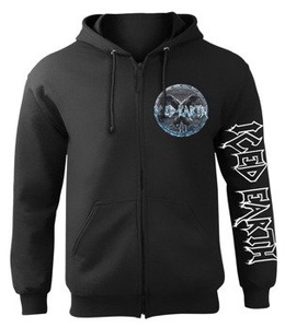 bluza ICED EARTH - 30TH ANNIVERSARY, rozpinana z kapturem