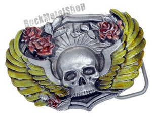 klamra do pasa WINGED SKULL