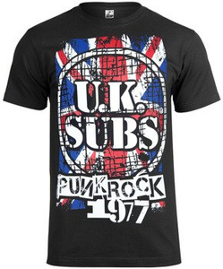koszulka UK SUBS - PUNK ROCK 1977