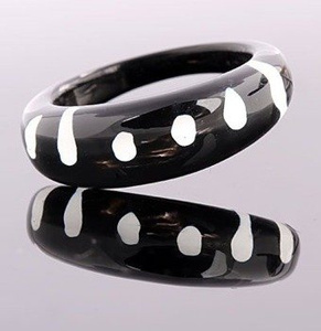 pierścień PATCHES czarny