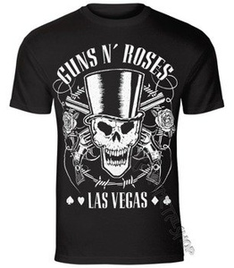 koszulka GUNS N' ROSES - TOP HAT, SKULL & PISTOLS LAS VEGAS