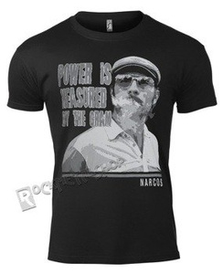 koszulka NARCOS - POWER IS MEASURED BY THE GRAM